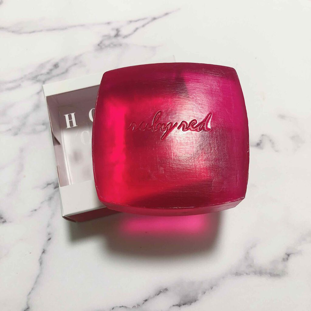 ホネケーキ(ルビーレッド)/SHISEIDO/洗顔石鹸を使ったクチコミ(2枚目)