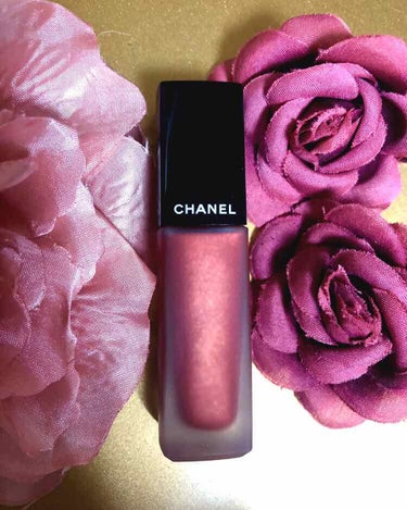 ルージュ アリュール インク 206 メタリック コッパー/CHANEL/口紅を使ったクチコミ（1枚目）