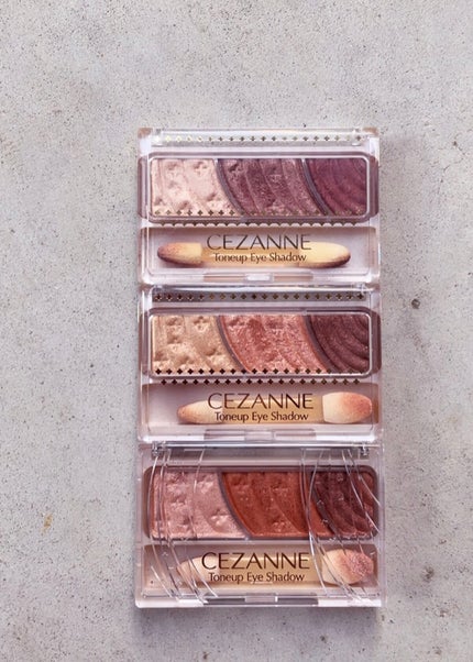 トーンアップアイシャドウ/CEZANNE/アイシャドウパレットを使ったクチコミ(2枚目)