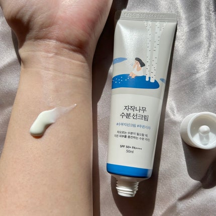 白樺水分uvクリーム/ROUND LAB/日焼け止めクリームを使ったクチコミ(4枚目)