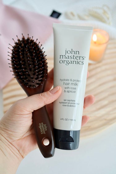 R&Aヘアミルク N(ローズ&アプリコット)/john masters organics/ヘアミルクを使ったクチコミ（3枚目）