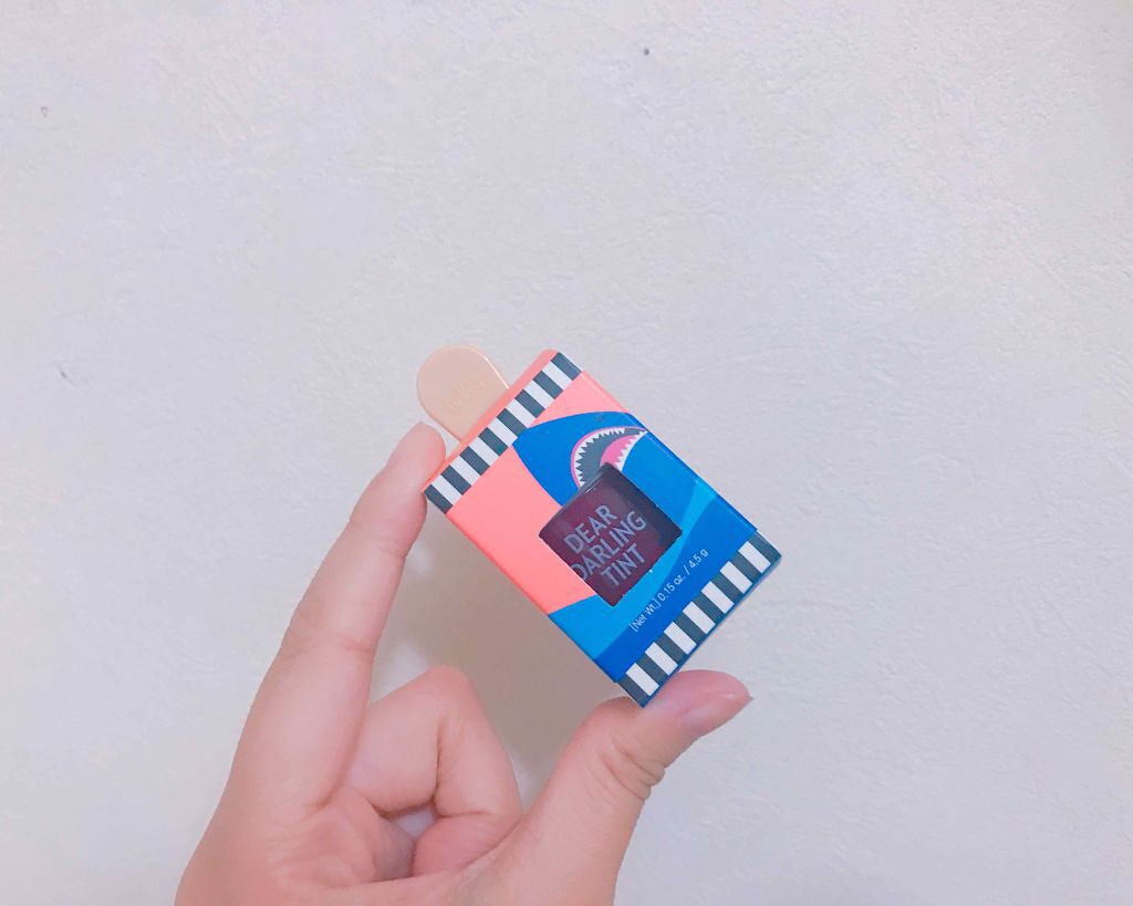 ディアダーリン ウォータージェルティント （アイスティント）/ETUDE/口紅を使ったクチコミ（1枚目）