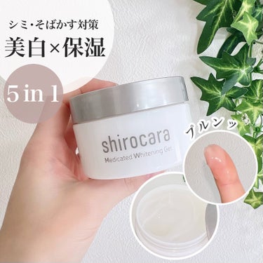 shirocara shirocara薬用ホワイトニングジェルのクチコミ「【shirocara】
ホワイトニングジェル
100g／¥3,520
＿＿＿＿＿＿＿＿＿＿＿＿.....」（1枚目）