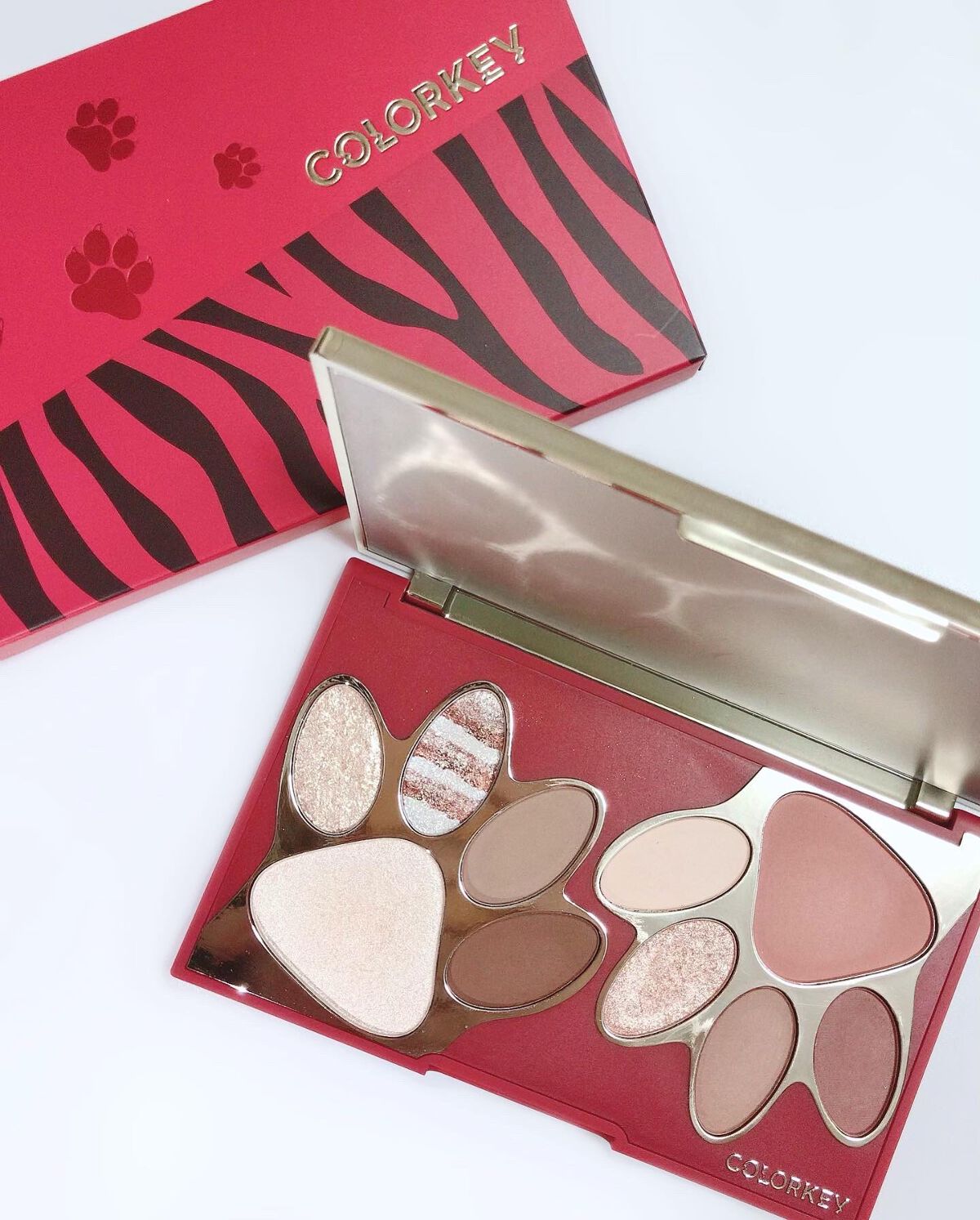 トラ十色アイシャドウパレット/COLORKEY/アイシャドウパレットを使ったクチコミ（2枚目）