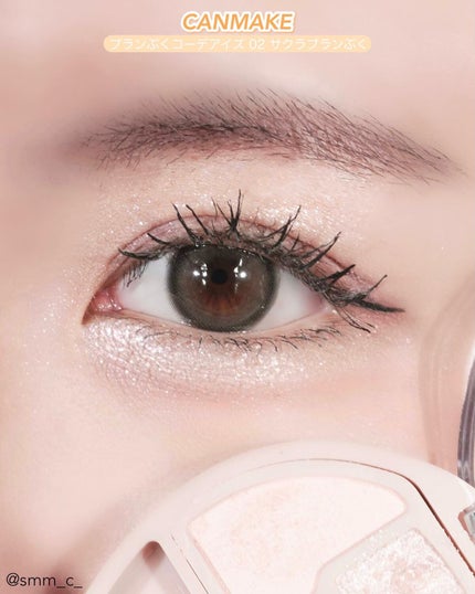 プランぷくコーデアイズ/キャンメイク/パウダーアイシャドウを使ったクチコミ(10枚目)