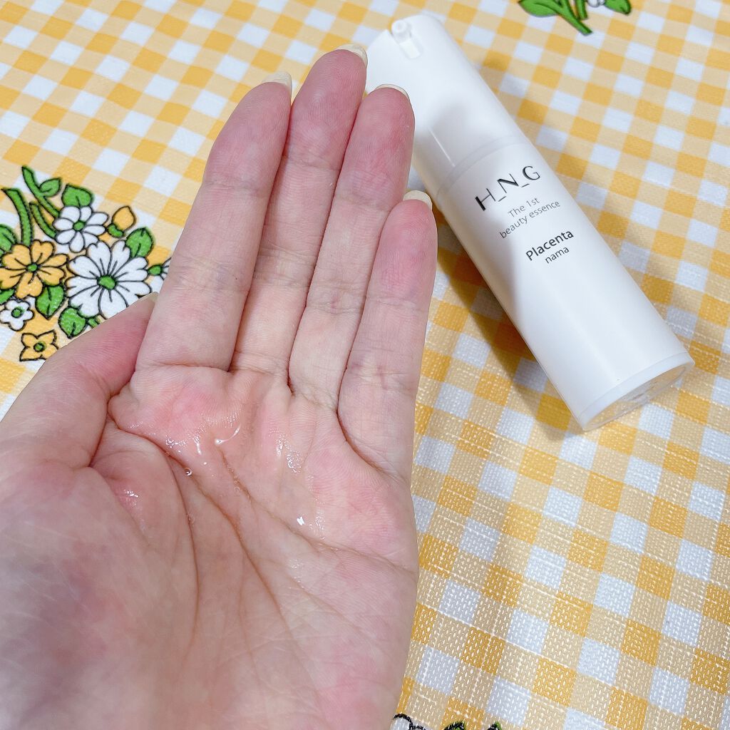 エイチエヌジー生原液 プラセンタ/H_N_G/美容液を使ったクチコミ（2枚目）