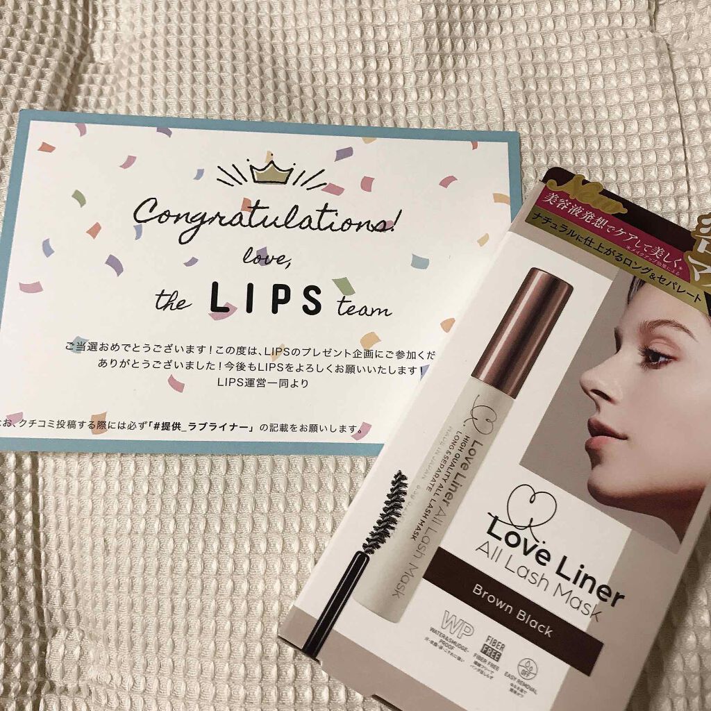 ラブ・ライナー オールラッシュマスク/ラブ・ライナー/マスカラを使ったクチコミ(1枚目)