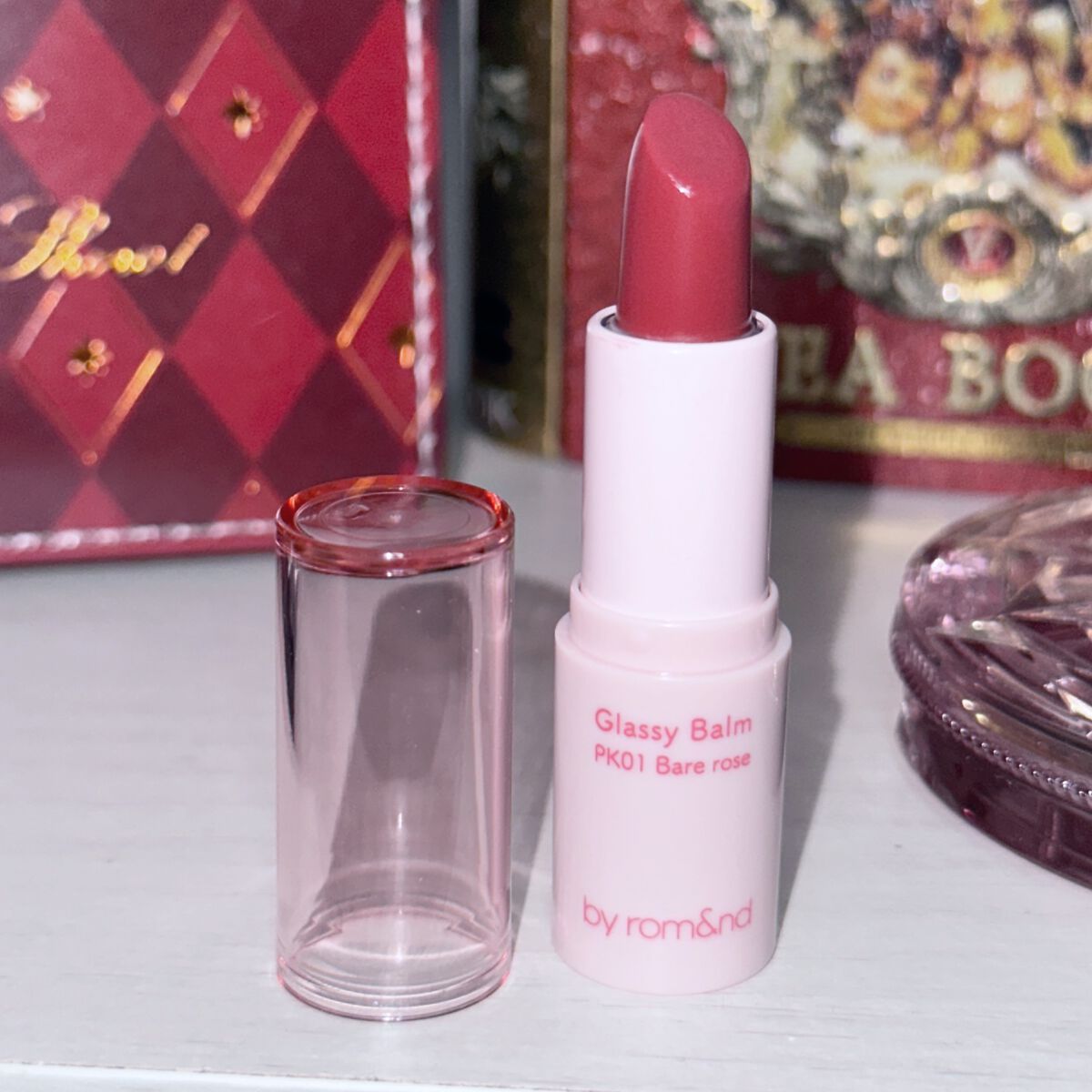 アンドバイロムアンド グラッシーバーム/&nd by rom&nd/口紅を使ったクチコミ(5枚目)