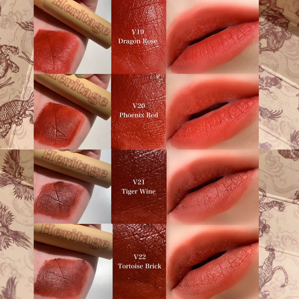 ザ ヘリテージ ベルベット ティント/MERZY/リップティントを使ったクチコミ（3枚目）