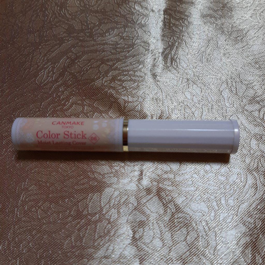 カラースティック モイストラスティングカバー No.06 ナチュラルオークル/キャンメイク/スティックコンシーラーを使ったクチコミ（1枚目）