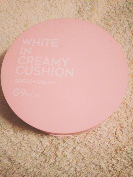 WHITE CREAMY CUSHION(ウユファンデ)/G9SKIN/化粧下地を使ったクチコミ(1枚目)