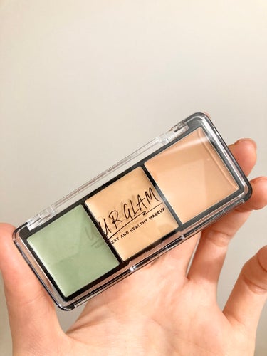 UR GLAM　CONCEALER PALETTE グリーンパレット/U R GLAM/パレットコンシーラーを使ったクチコミ（2枚目）