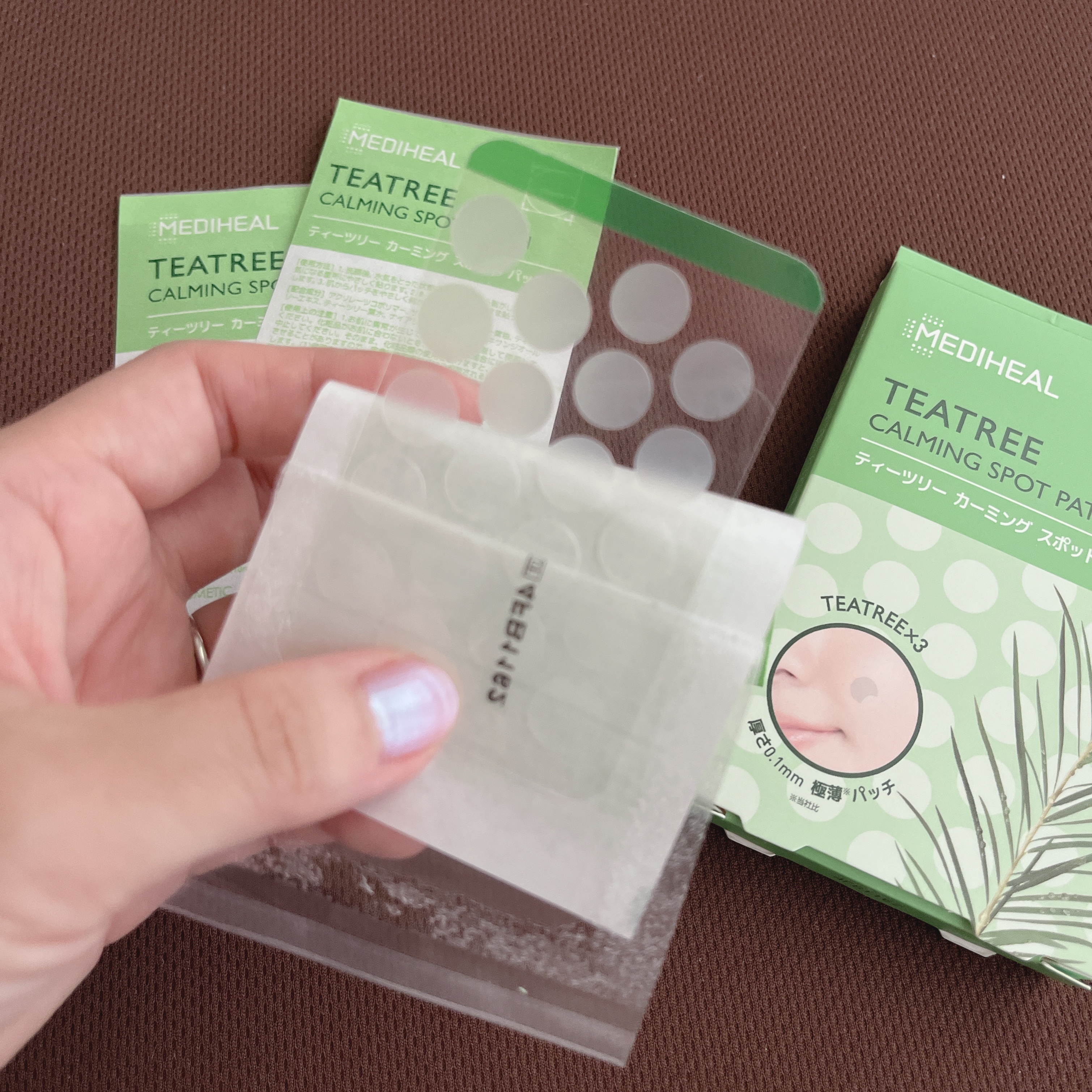 ティーツリーカーミングスポットパッチ/MEDIHEAL/その他スキンケアを使ったクチコミ（2枚目）