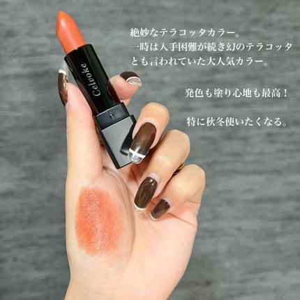 ディグニファイド リップス/Celvoke/口紅を使ったクチコミ(3枚目)