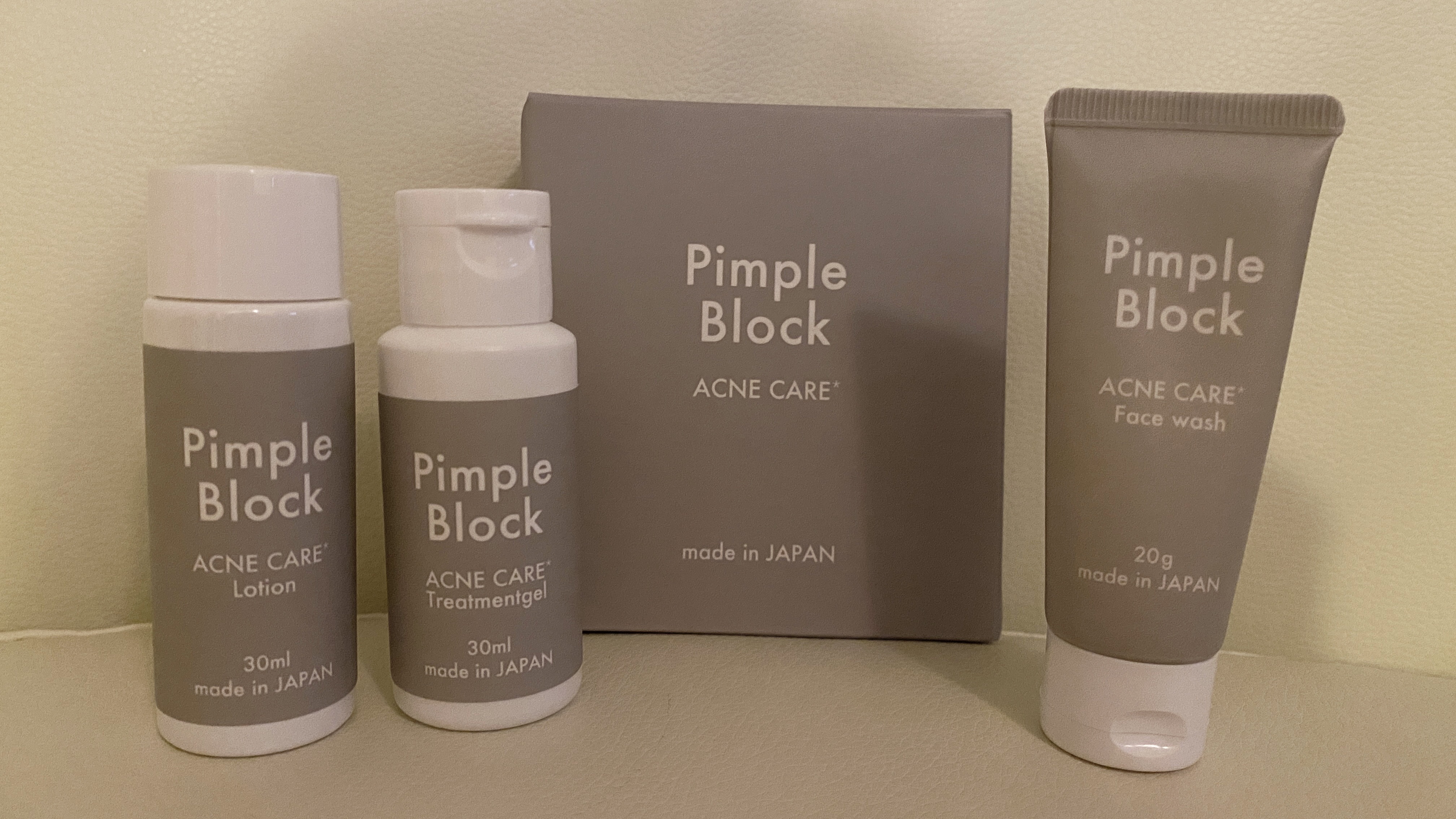Acne care Series trial set/Pimple Block/スキンケアキットを使ったクチコミ（1枚目）