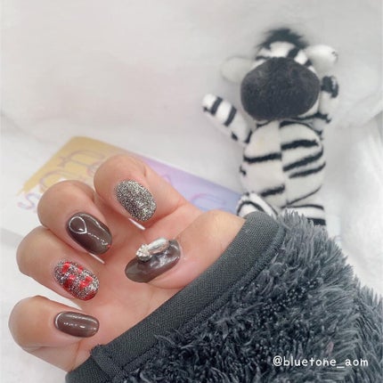 セミキュアジェルネイル(ハンド) NP-184 N Silhouette (special day Collection)/ohora/ネイルシールの画像