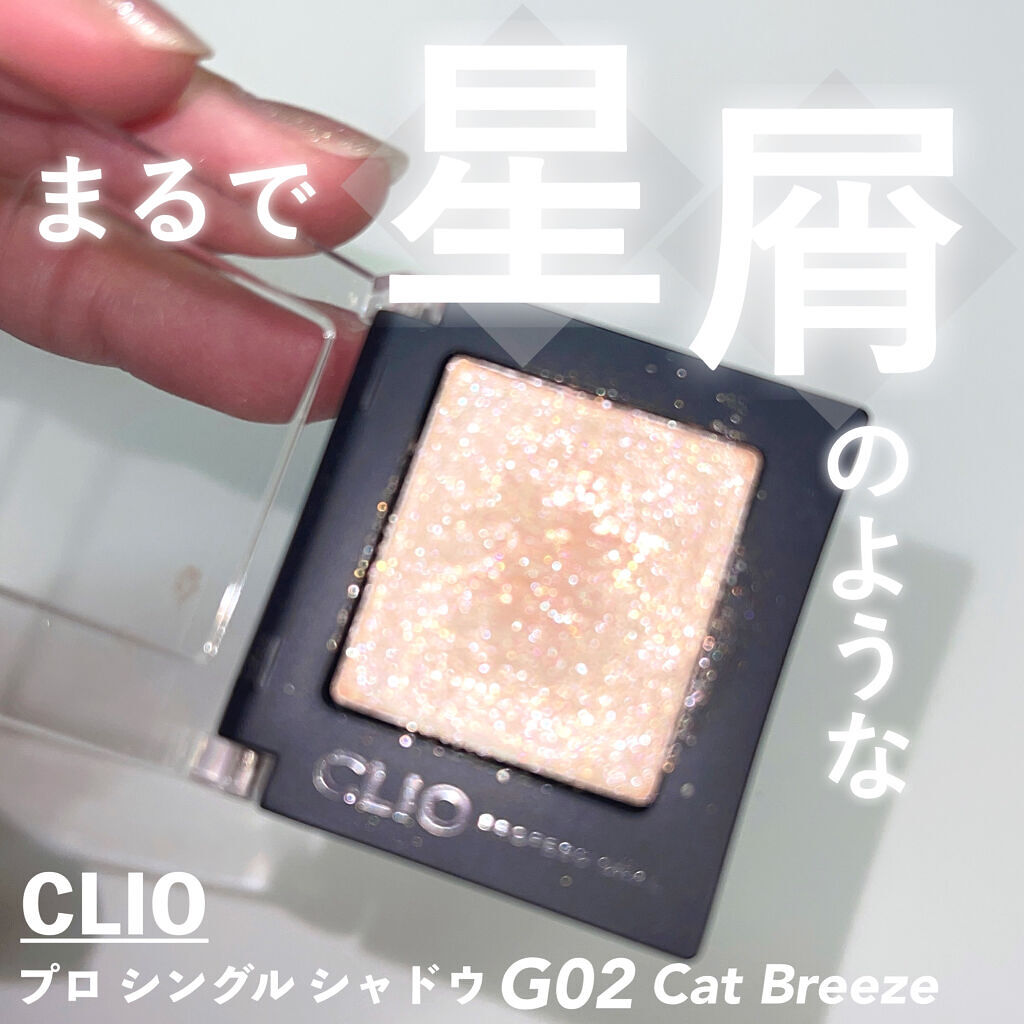 プロ シングル シャドウ G02 CAT BREEZE/CLIO/単色アイシャドウを使ったクチコミ（1枚目）