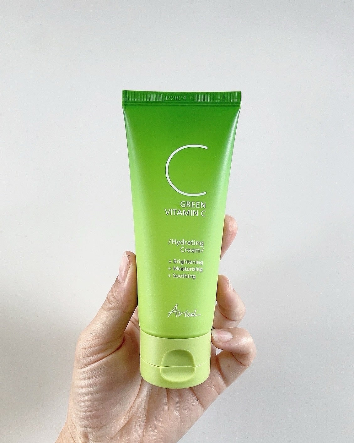 アリウル グリーンビタミンC ハイドレーティングクリーム/Ariul/フェイスクリームを使ったクチコミ(2枚目)