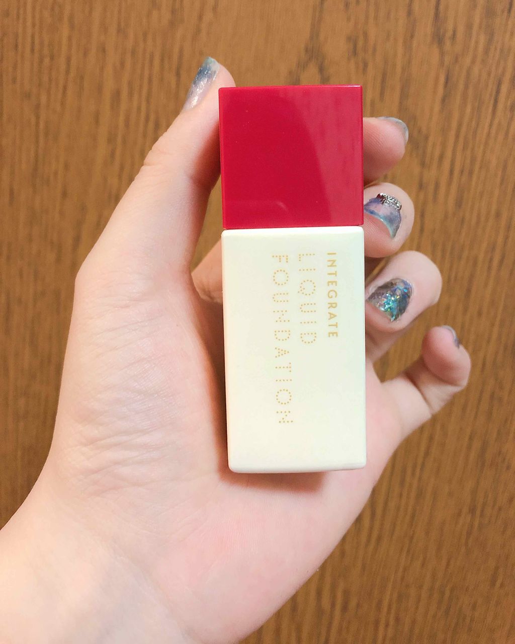 リアルフィットリキッド/インテグレート/リキッドファンデーションを使ったクチコミ（1枚目）