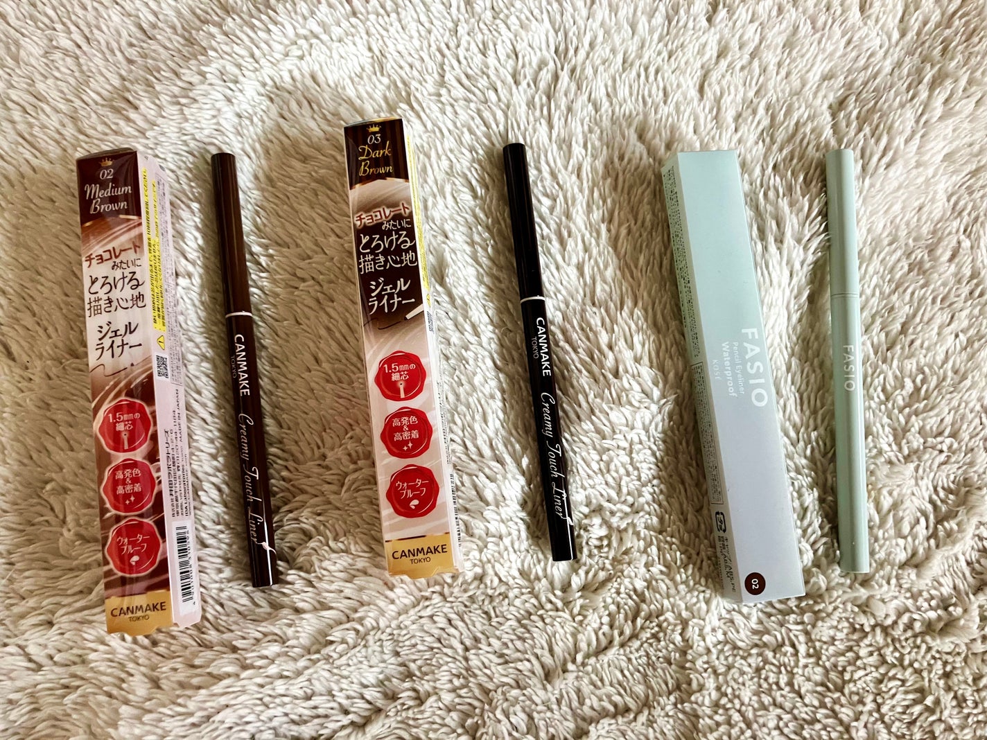 クリーミータッチライナー/キャンメイク/ジェルアイライナーを使ったクチコミ(1枚目)