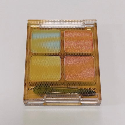 ビーチバカンスグリッターパレット EX-3トロピカルサニービーチ:南国のビーチを感じさせるトロピカルなビーチ/KATE/アイシャドウパレットを使ったクチコミ(3枚目)