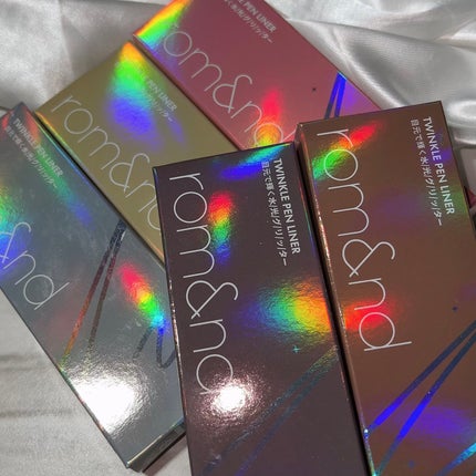 トゥインクルペンライナー/rom&nd/リキッドアイライナーを使ったクチコミ(6枚目)