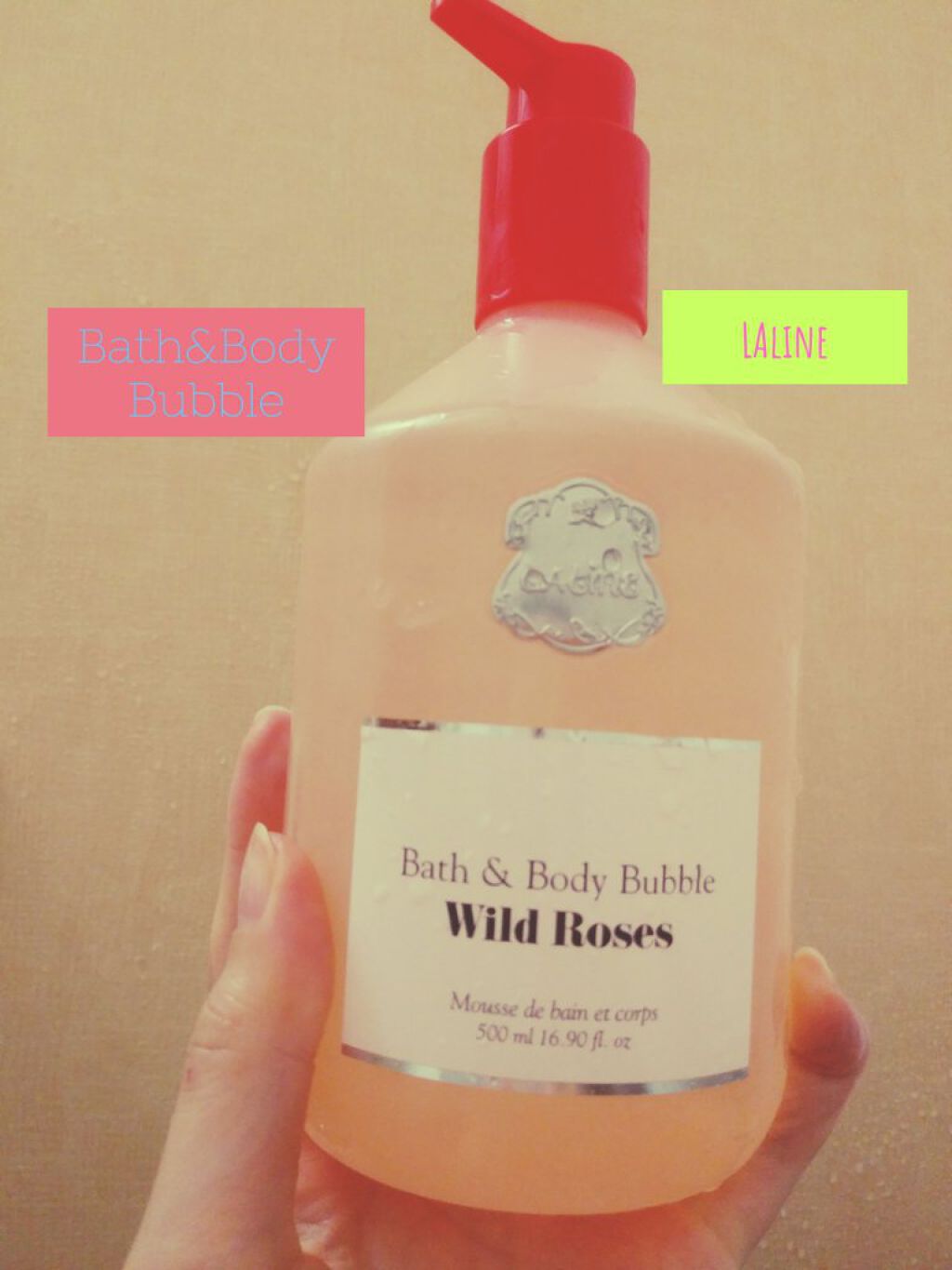 ワイルドローズ バス&ボディバブル/Laline/ボディソープを使ったクチコミ（1枚目）