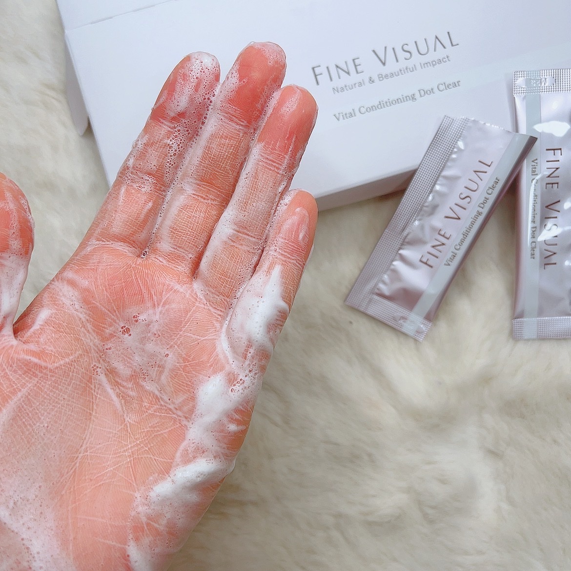 バイタルコンディショニング ドットクリア /フェヴリナ/洗顔パウダーを使ったクチコミ（3枚目）