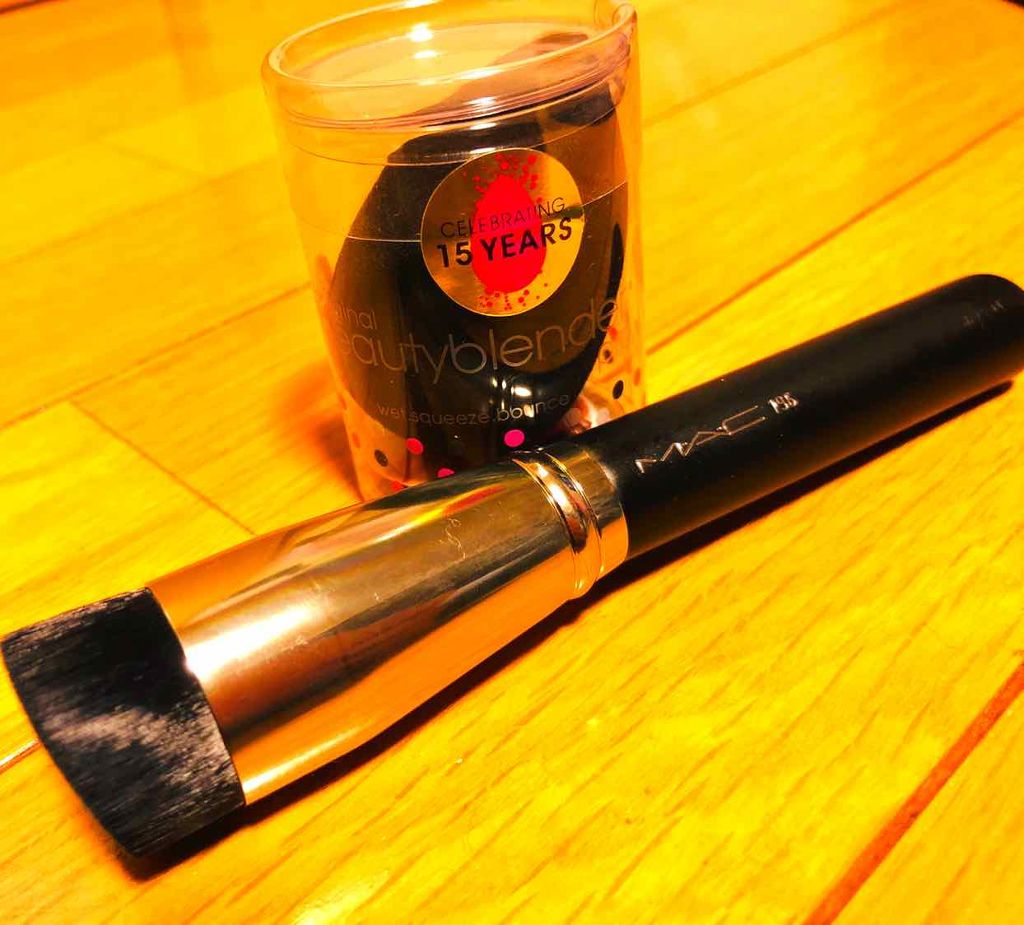 #196 フラット トップ ファンデーション ブラシ/M・A・C/メイクブラシを使ったクチコミ(1枚目)