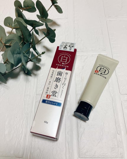 歯磨き堂 薬用ホワイトニングペースト プレミアム/歯磨き堂/歯磨き粉を使ったクチコミ(1枚目)