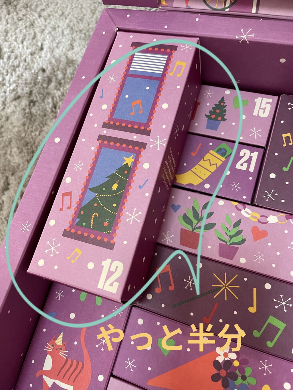 アドベントカレンダー ジョイ/THE BODY SHOP/その他を使ったクチコミ（2枚目）