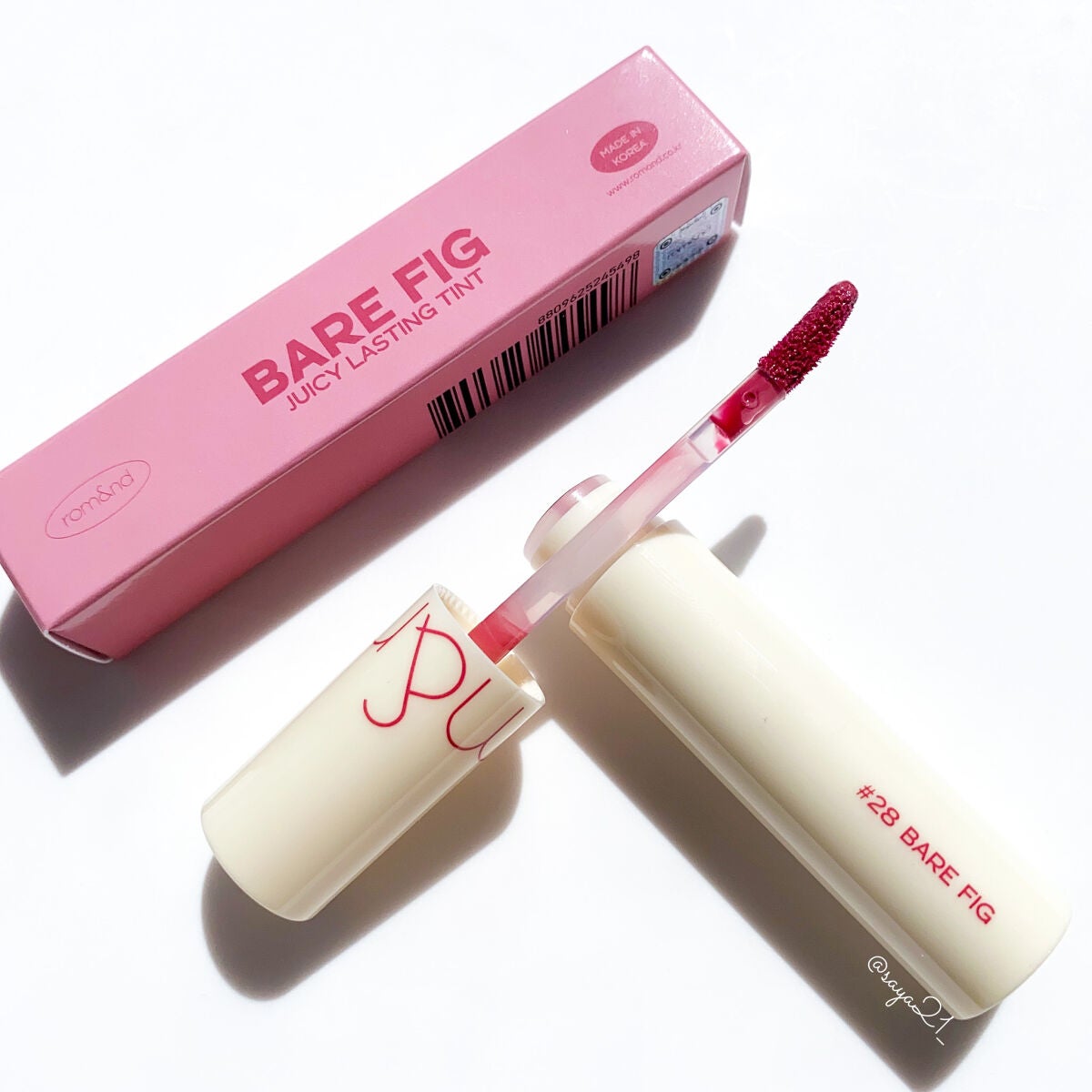 ジューシーラスティングティント/rom&nd/リップティントを使ったクチコミ(2枚目)