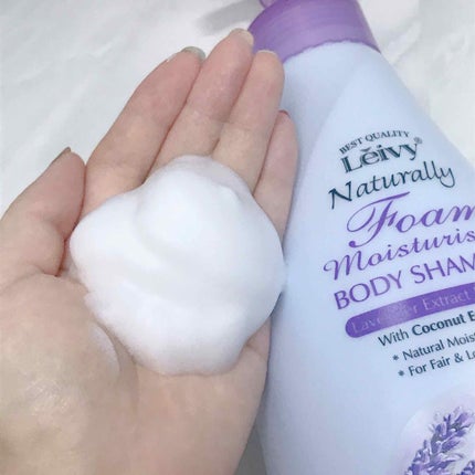 レイヴィーフォームボディシャンプーラベンダー/Leivy/ボディソープを使ったクチコミ(2枚目)