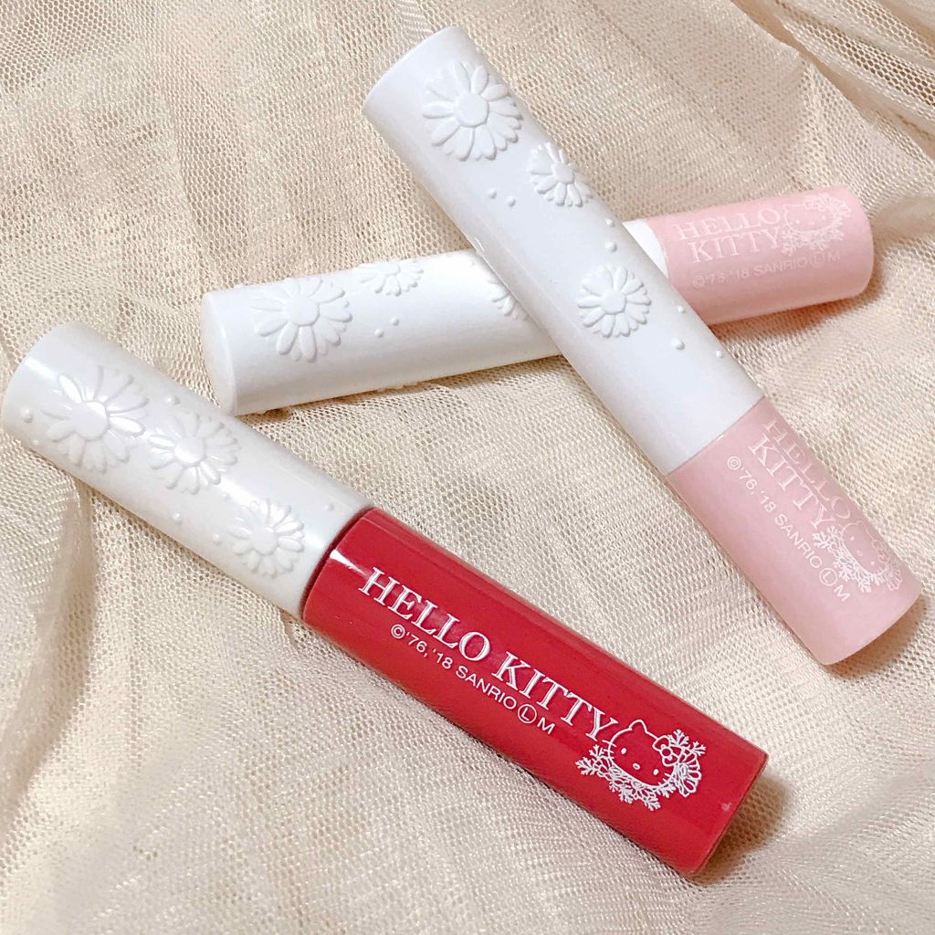 Blooming Kitty リップグロス/DAISO/リップグロスを使ったクチコミ（2枚目）
