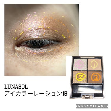 アイカラーレーション/LUNASOL/アイシャドウパレットを使ったクチコミ（2枚目）