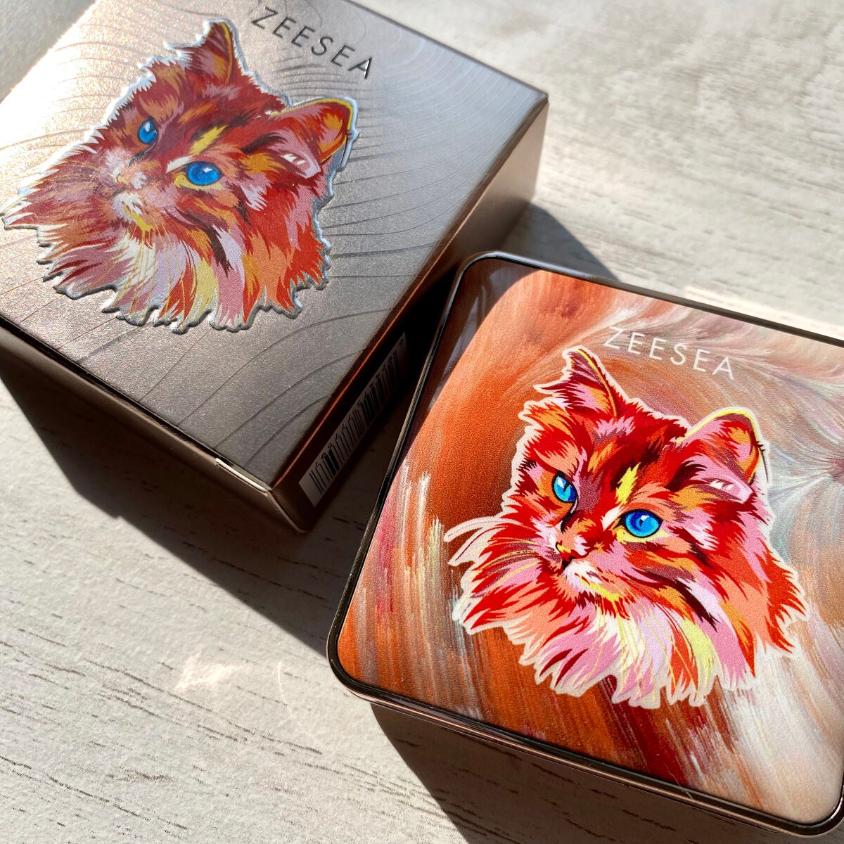 アニマルアイシャドウ(4シェード)/ZEESEA/アイシャドウパレットを使ったクチコミ(8枚目)