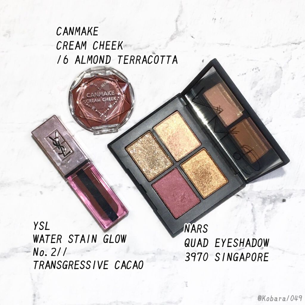 ルージュ ピュールクチュール ヴェルニ ウォーターグロウ/YVES SAINT LAURENT BEAUTE/口紅を使ったクチコミ（3枚目）