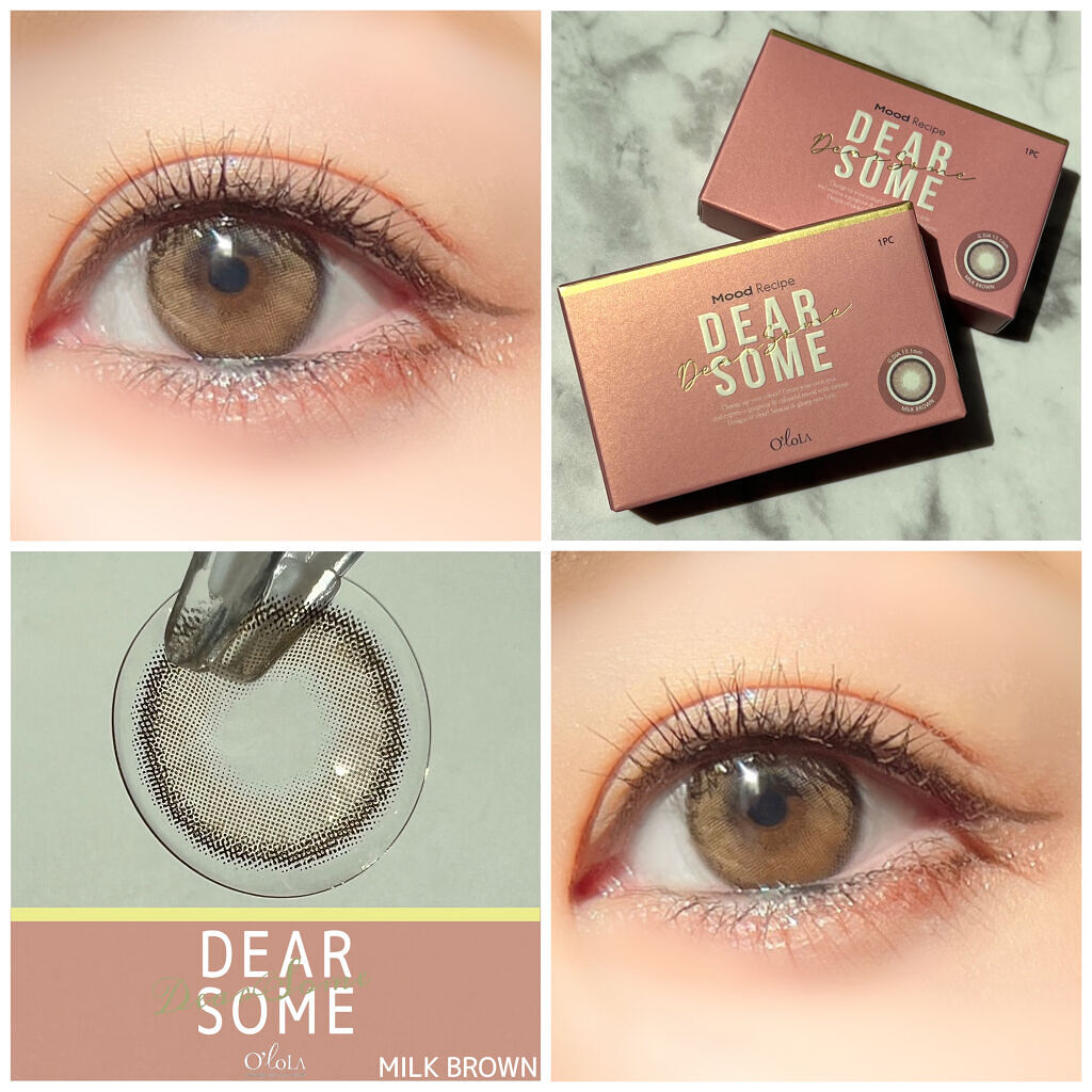 ディアサム(DearSome)/OLOLA/カラーコンタクトレンズを使ったクチコミ（1枚目）