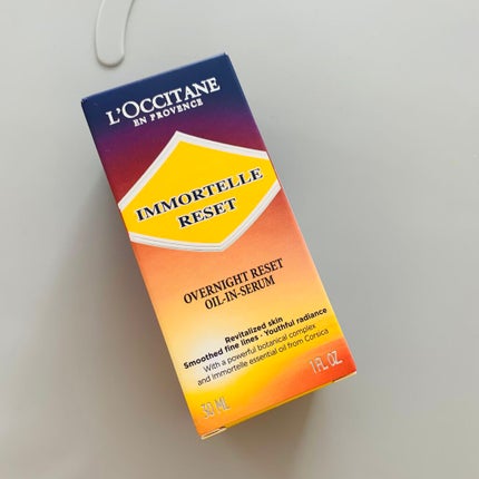 イモーテル オーバーナイトリセットセラム/L'OCCITANE/美容液を使ったクチコミ(1枚目)