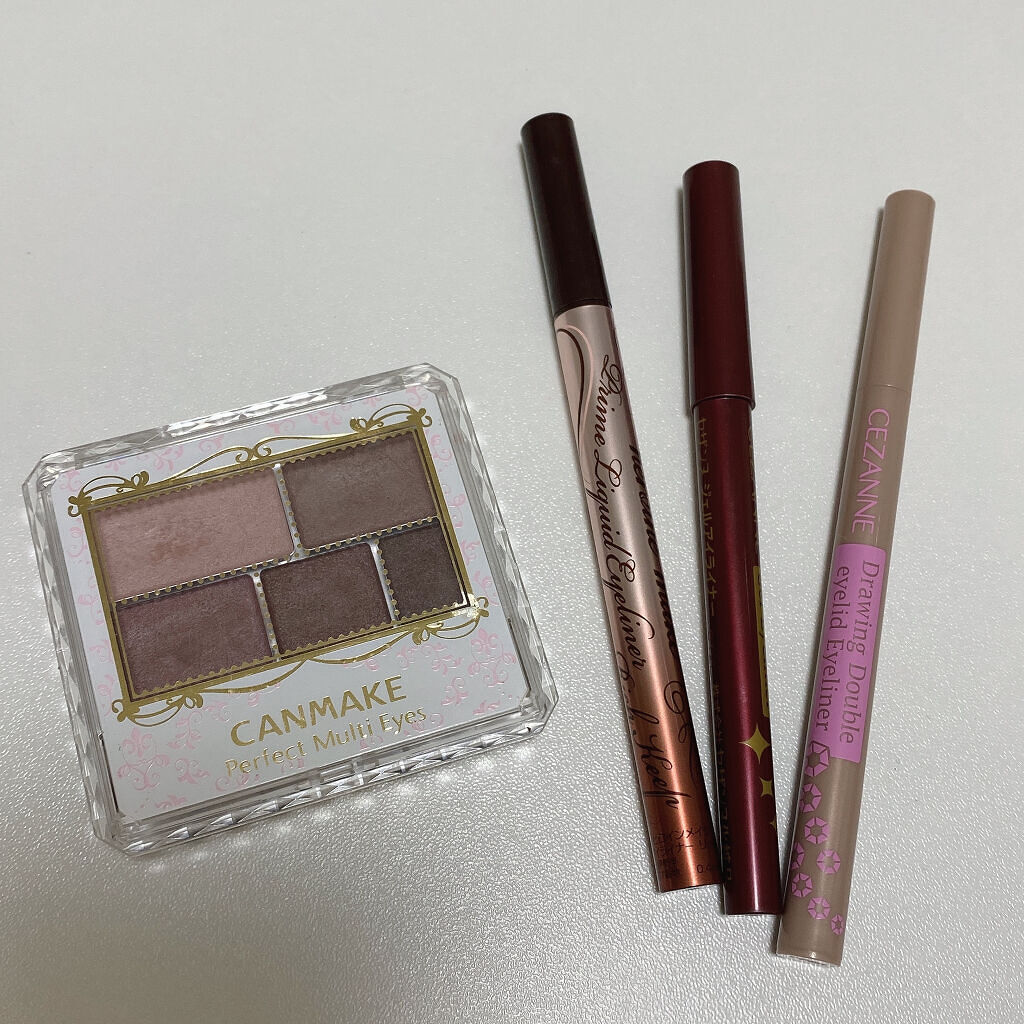 ジェルアイライナー/CEZANNE/ジェルアイライナーを使ったクチコミ（2枚目）