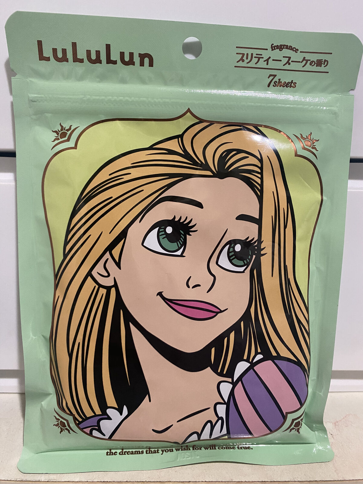 フェイスマスク ディズニーラプンツェル/LuLuLun/シートマスク・パックを使ったクチコミ（1枚目）