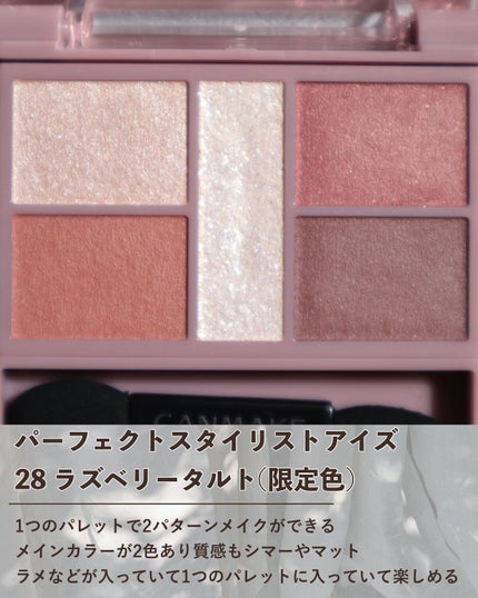パーフェクトスタイリストアイズ/キャンメイク/アイシャドウパレットを使ったクチコミ(2枚目)