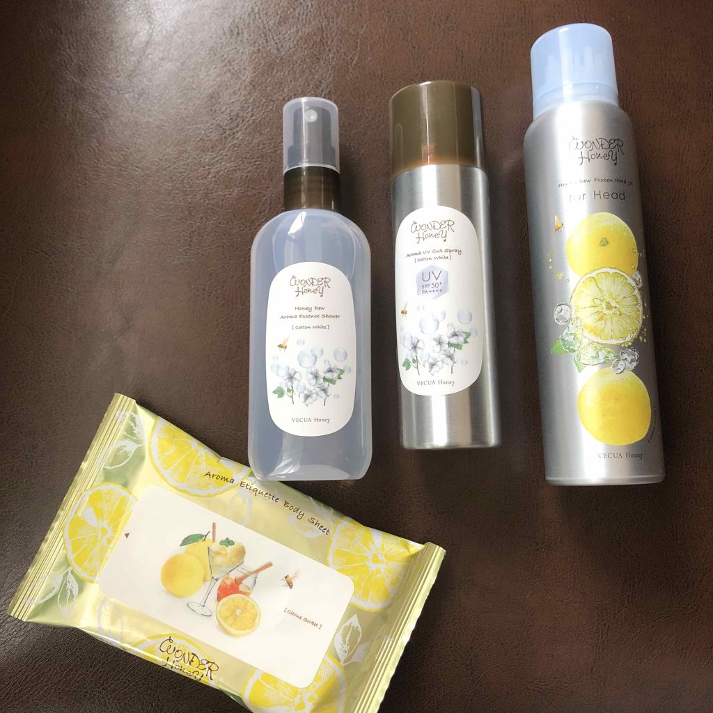 ワンダーハニー フローズンヘッドジェット シトラスソルベ/VECUA Honey/頭皮ローションを使ったクチコミ（3枚目）