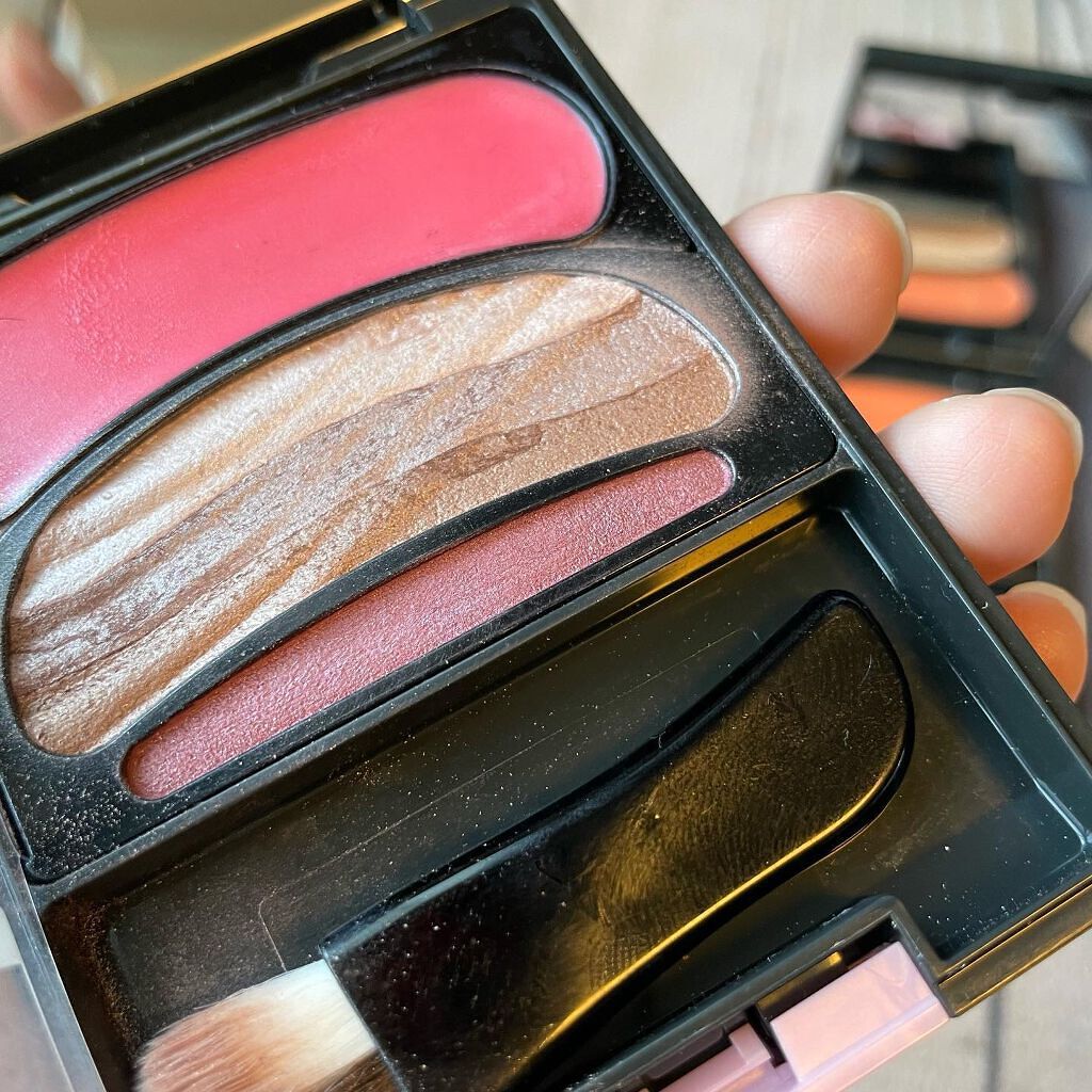 ドラマティックスタイリングアイズＳ/マキアージュ/アイシャドウパレットを使ったクチコミ（3枚目）