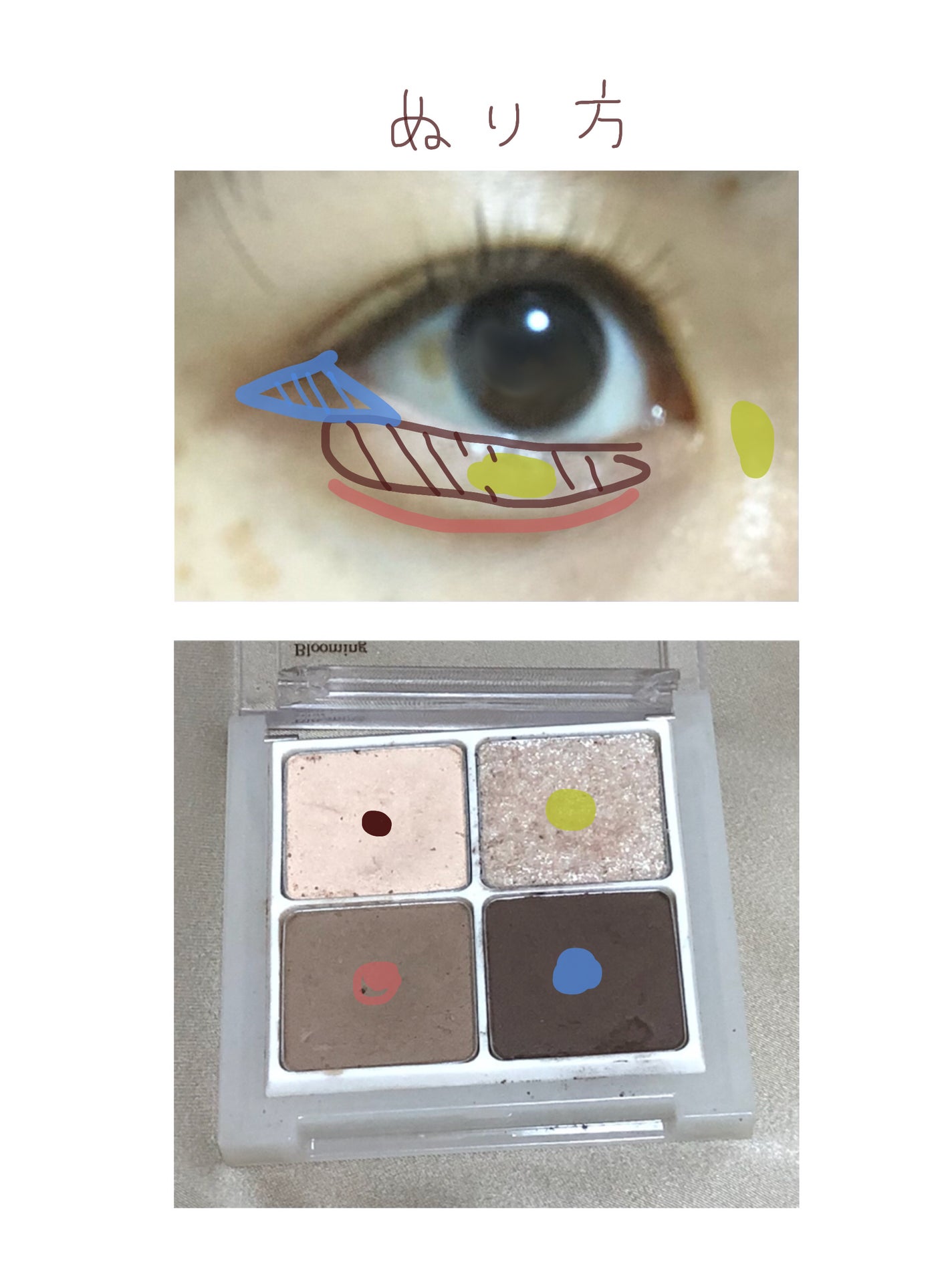 アンダーアイメーカー/dasique/アイシャドウパレットを使ったクチコミ(3枚目)