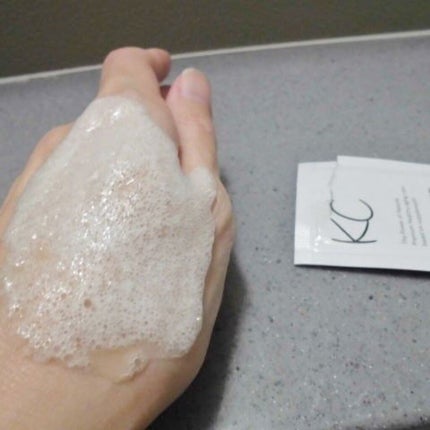 KC むきタマつるん 発泡美容液クレンジング/ハーブ健康本舗/クレンジングジェルを使ったクチコミ(3枚目)