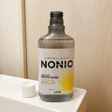 NONIOマウスウォッシュ ノンアルコール ライトハーブミント 600ml/NONIO/マウスウォッシュ・スプレーを使ったクチコミ（2枚目）