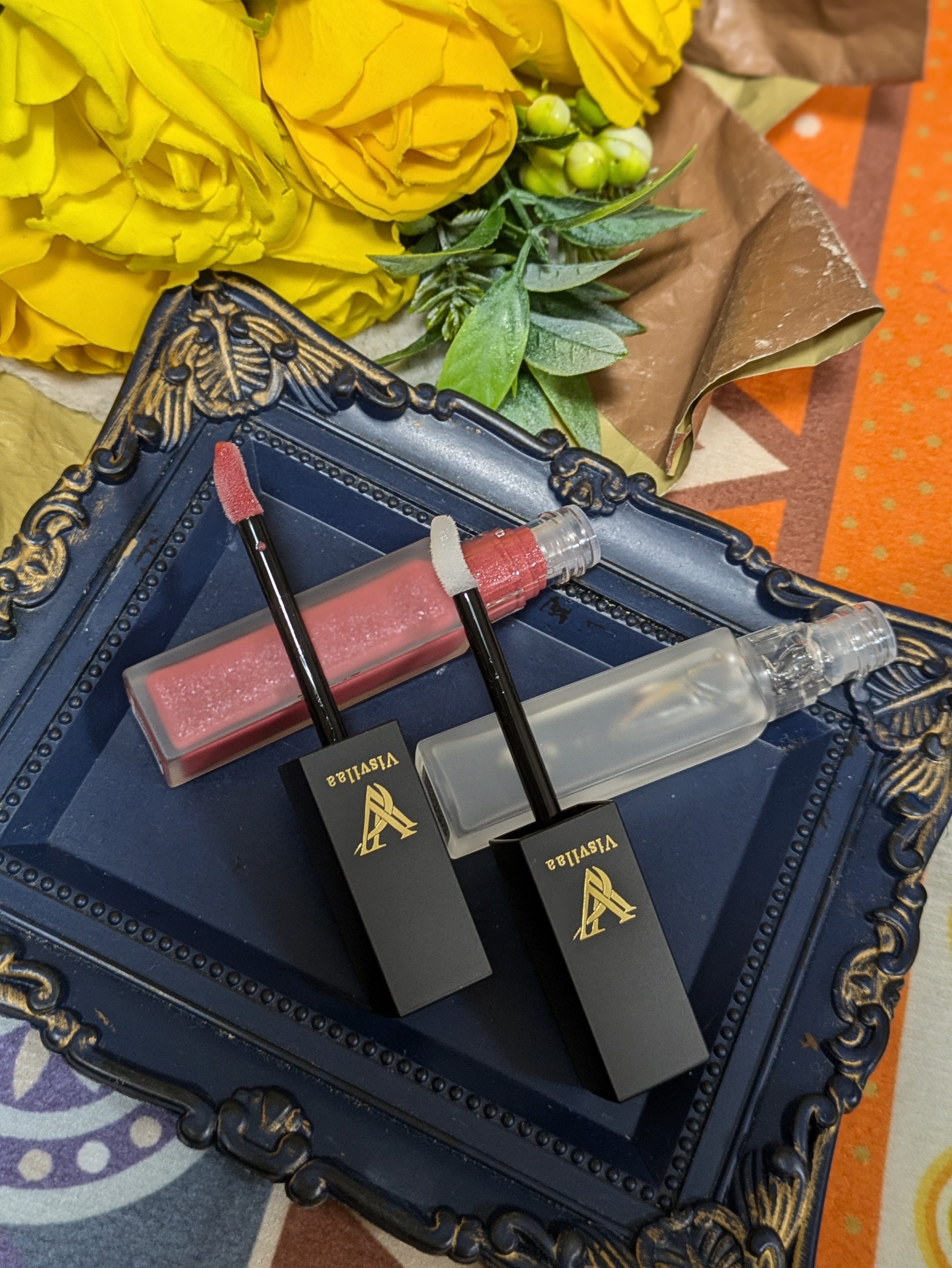 Vヴィヴィットロゼ リップグロス/Visvilaa/リップグロスを使ったクチコミ（1枚目）