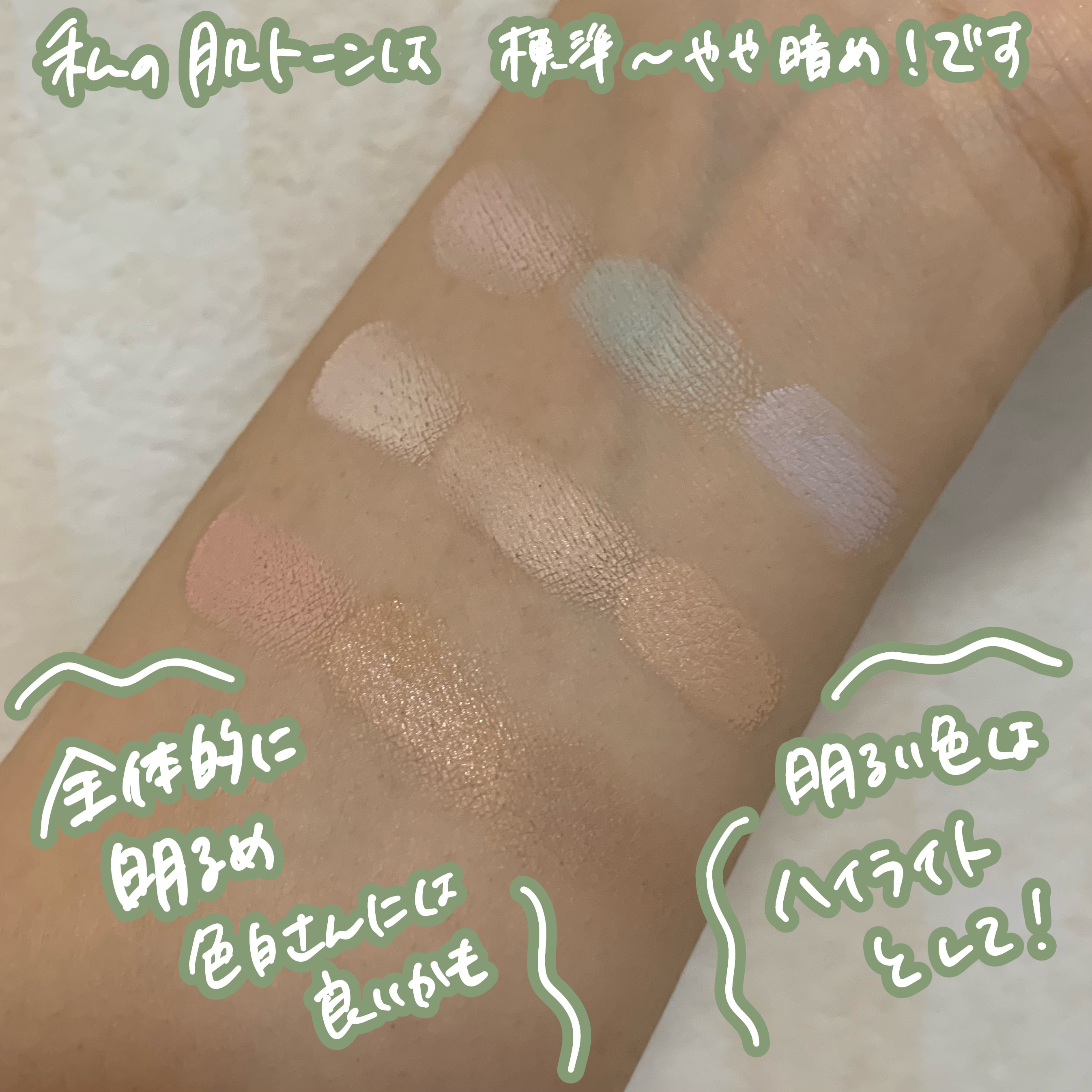 プロコンシーラーパレット/dasique/パレットコンシーラーを使ったクチコミ（3枚目）