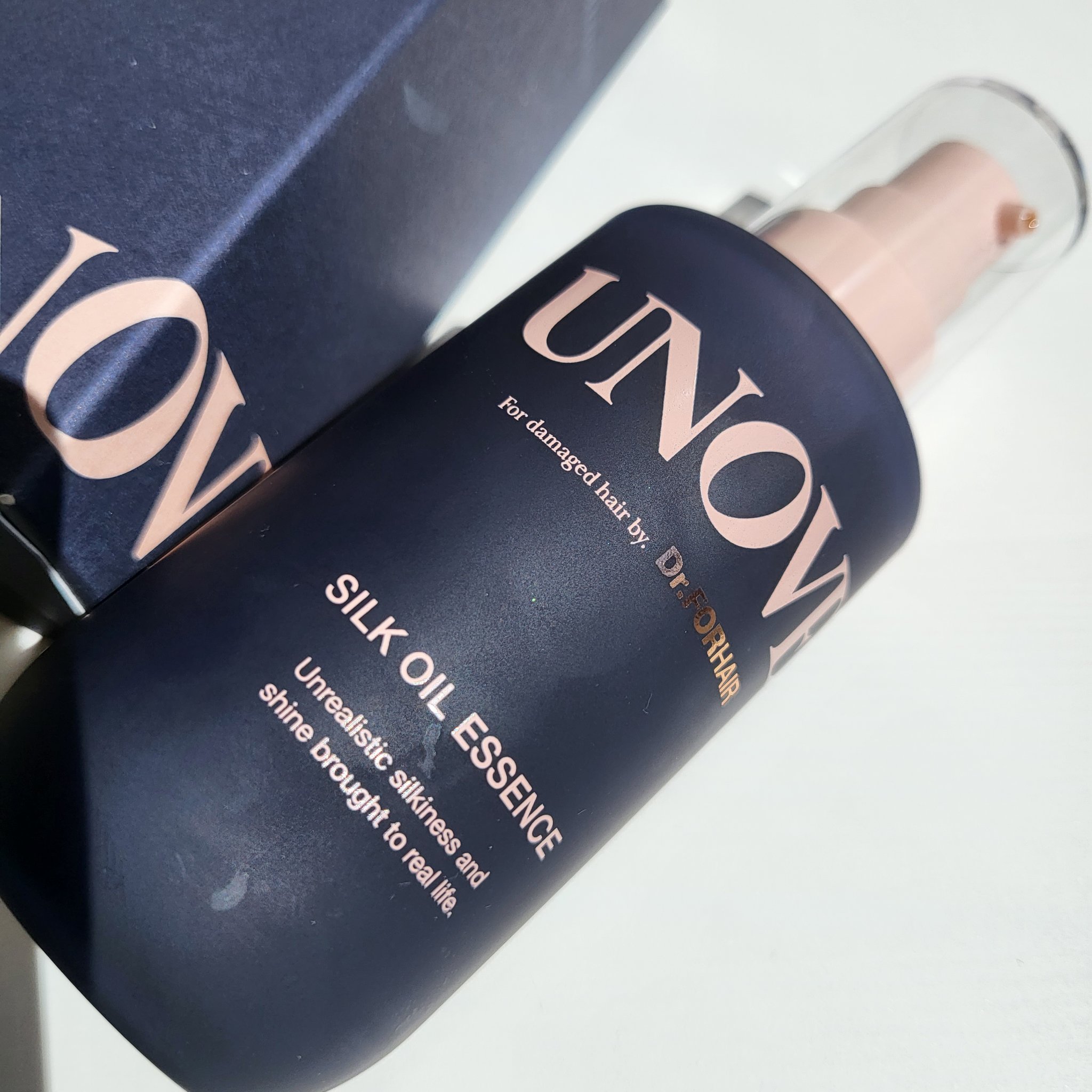 アノブ シルクオイルエッセンス/UNOVE/ヘアオイルを使ったクチコミ（2枚目）